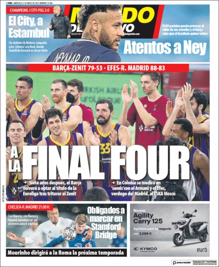 Mundo Deportivo Portada 05 05 2021