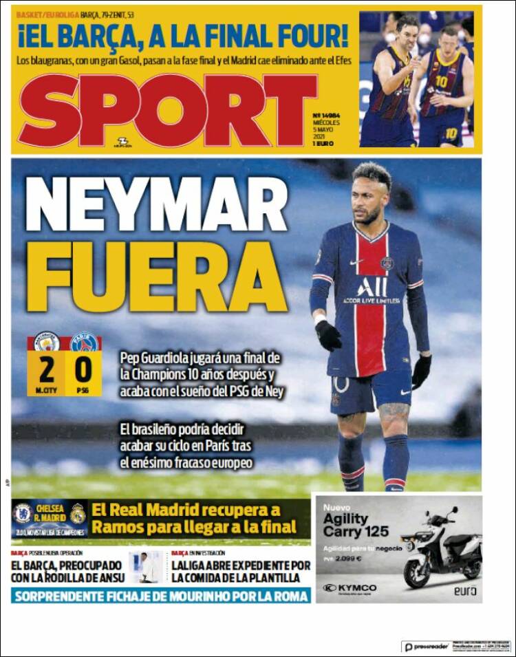 Sport Portada 05 05 2021