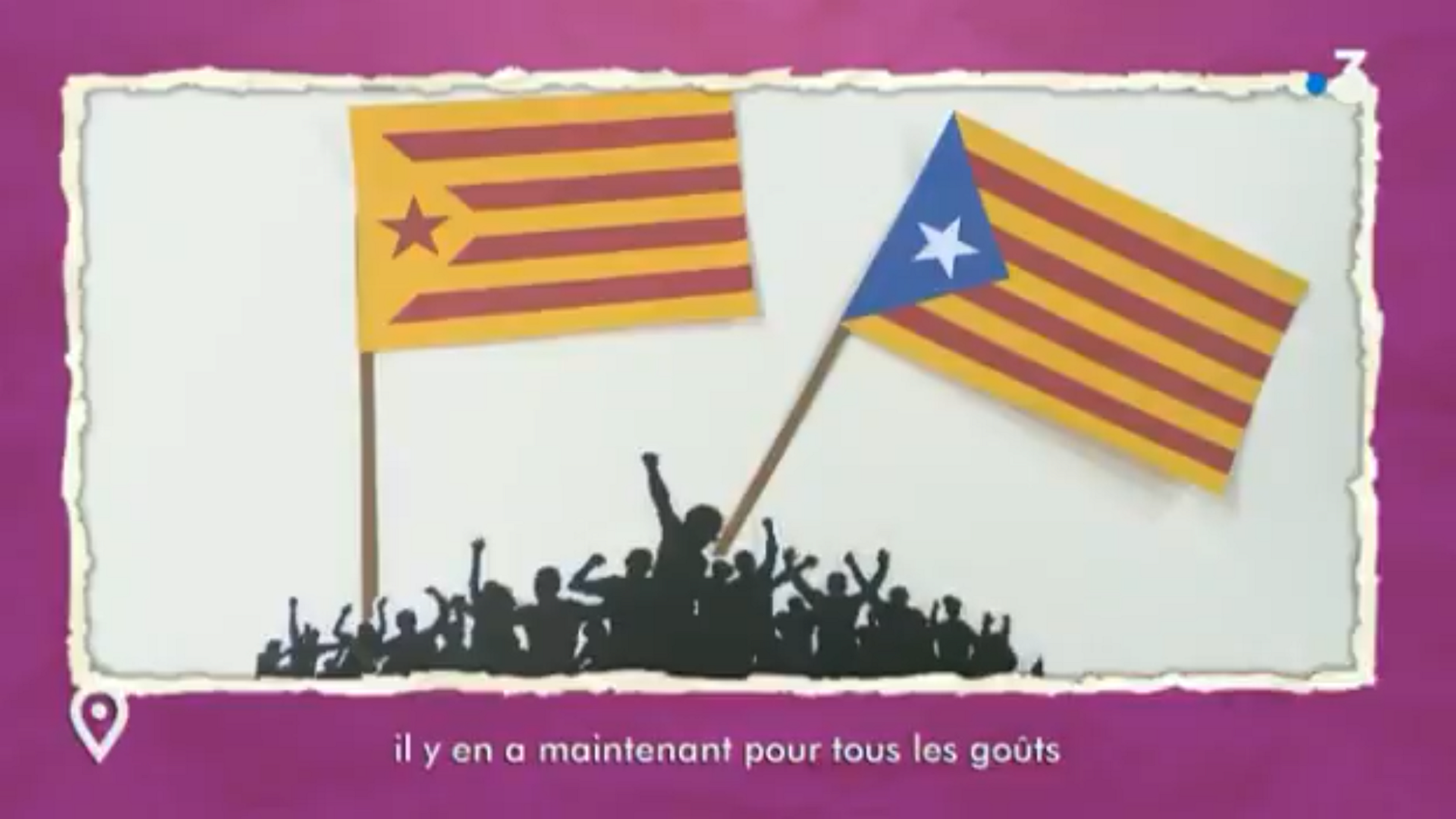 La televisió francesa explica l'origen de l'estelada