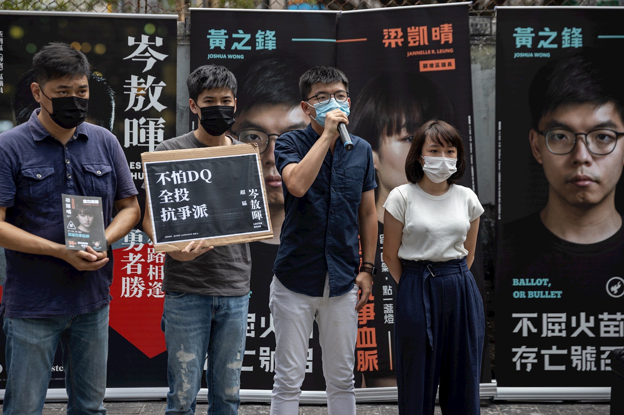 El líder de las protestas en Hong Kong, sentenciado a 10 meses más de cárcel
