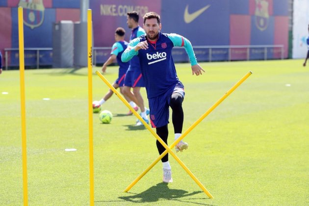 Entrenamiento Messi / FCB