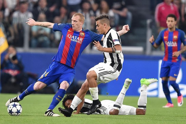 Jeremy Mathieu Dybala Barça Juventus EFE