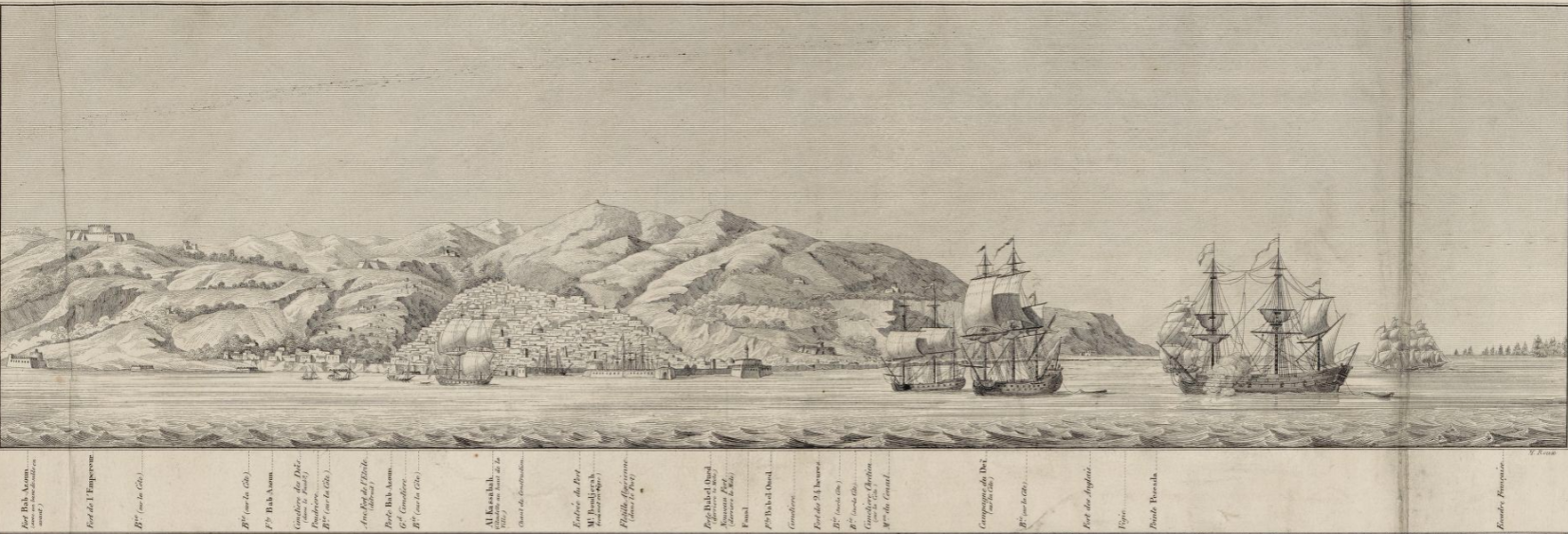 Grabado de la conquista francesa de Argel (1830). Fuente Bibliothèque Nationale de France
