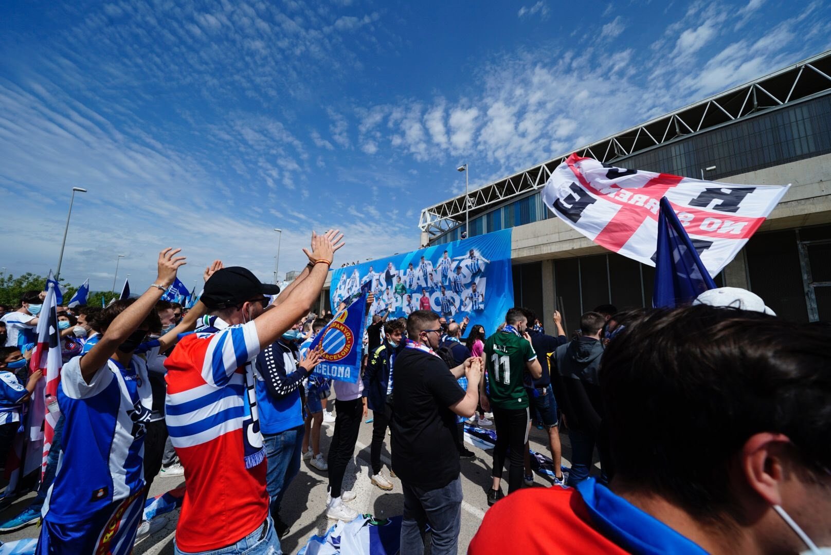 Eufòria a l'RCDE Stadium: l'Espanyol celebra l'ascens amb l'afició