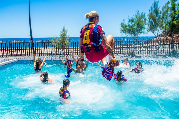 Barça femenino celebración liga / FCB