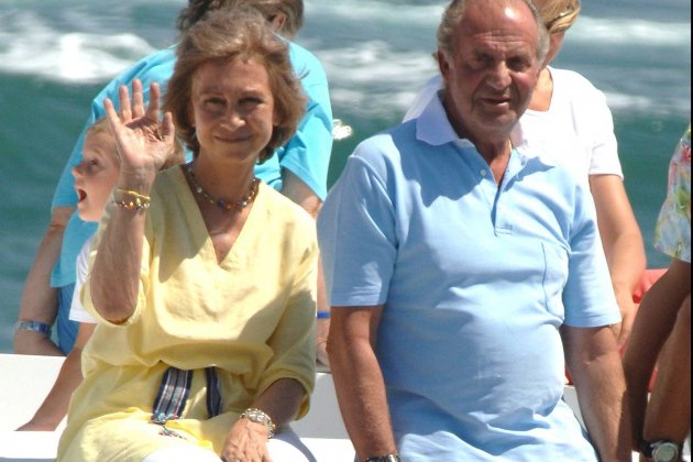 Juan Carlos y Sofía en El Fortuna GTRES