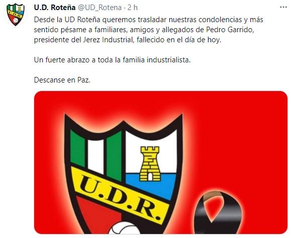 Muerte Pedro Garrido Rotena TUIT
