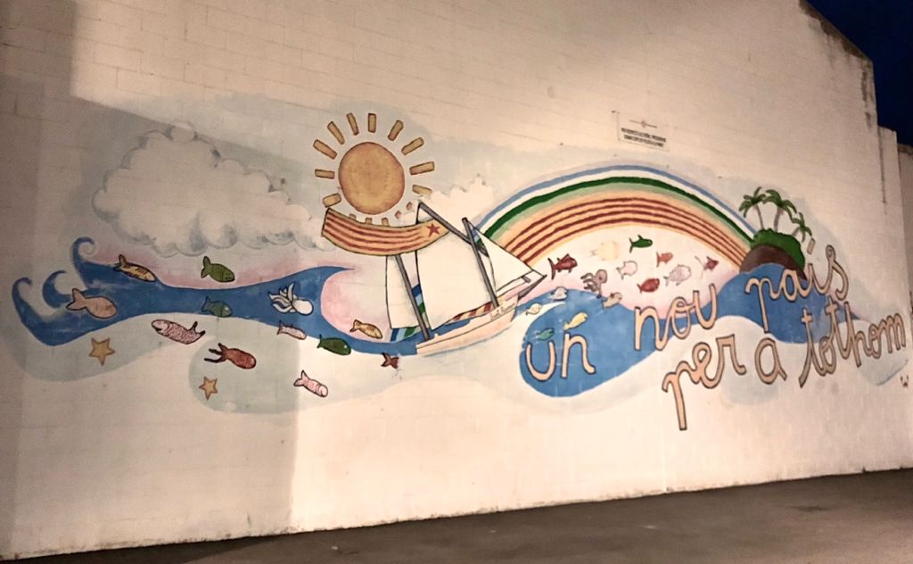 mural anc indepe 1-o vilassar de mar plaza del círcol