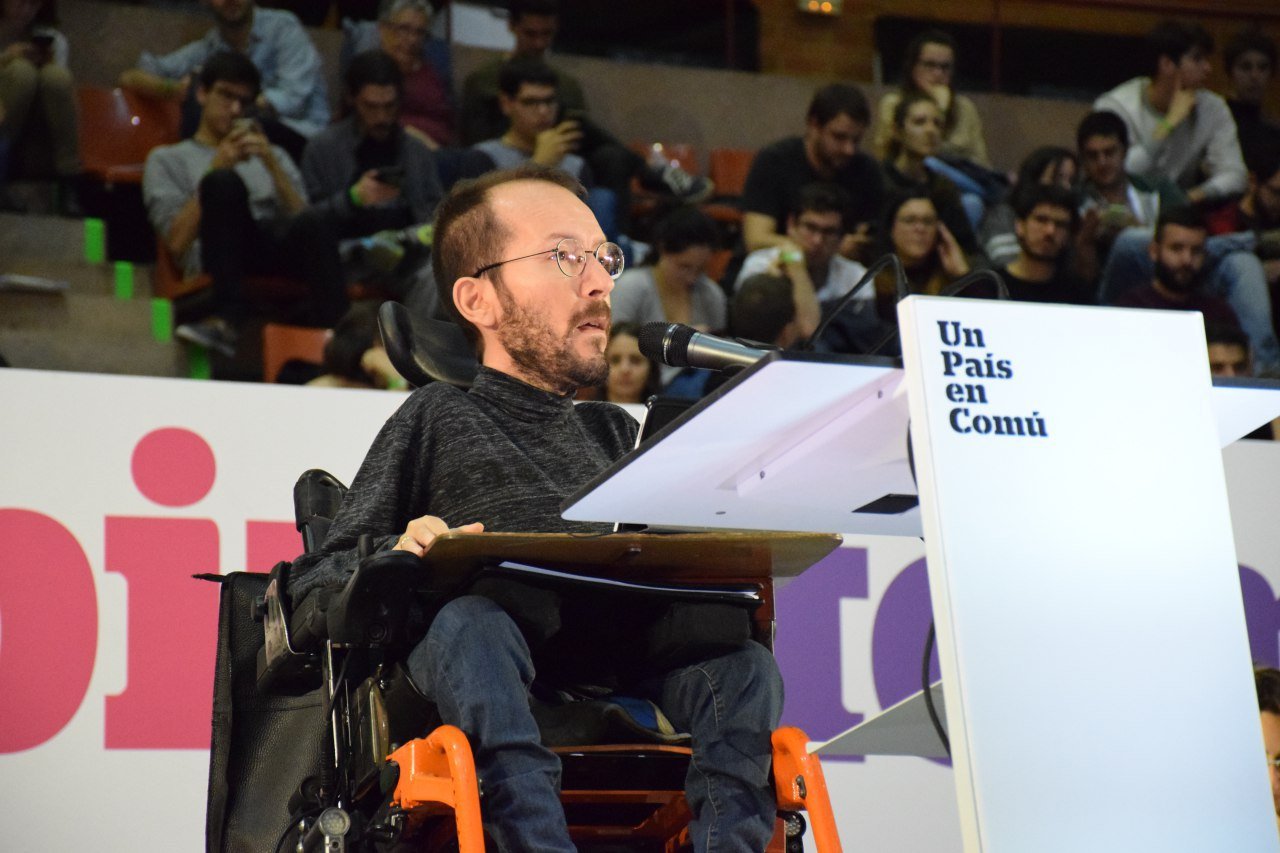 Echenique assegura que el distanciament entre Podem i els comuns és temporal