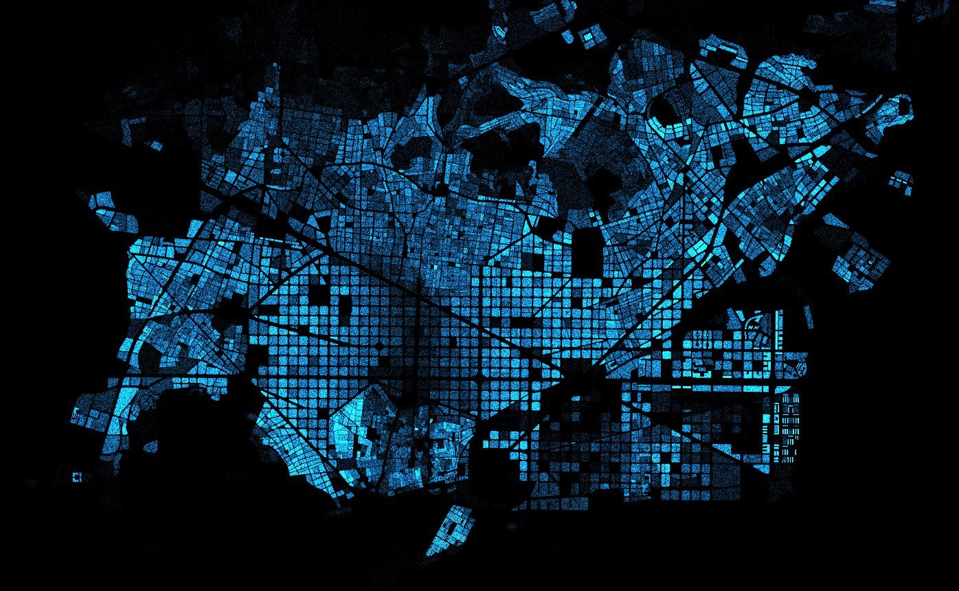 Tots els habitants de Barcelona, en un sol mapa gràcies al Bigdata