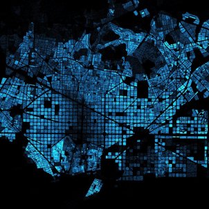 mapa densitat poblacio barcelona