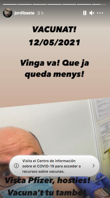 Perfil de Instagram de Jordi Basté