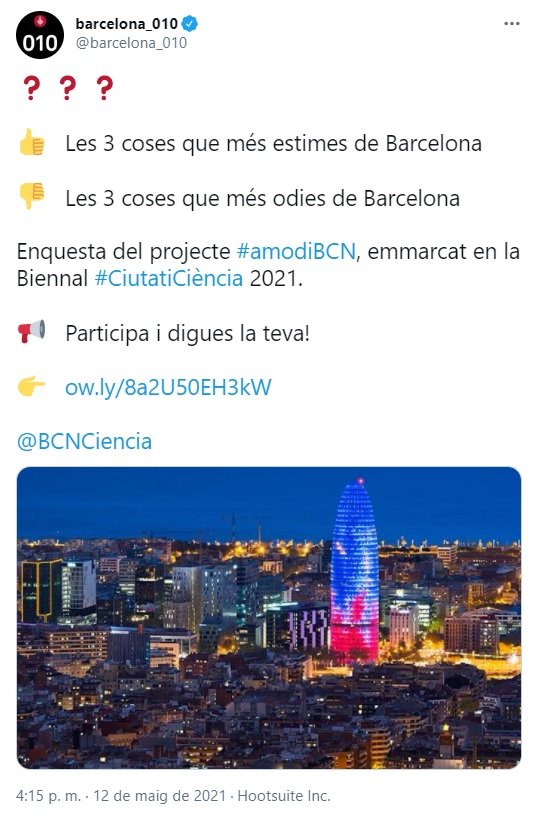 TUIT encuesta amor odio barcelona foto @barcelona010