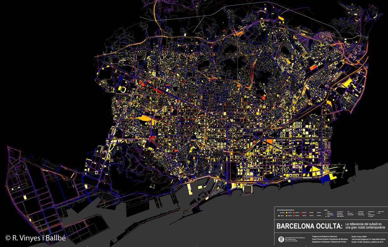 Plano Barcelona oculta   Rosina Vinyes