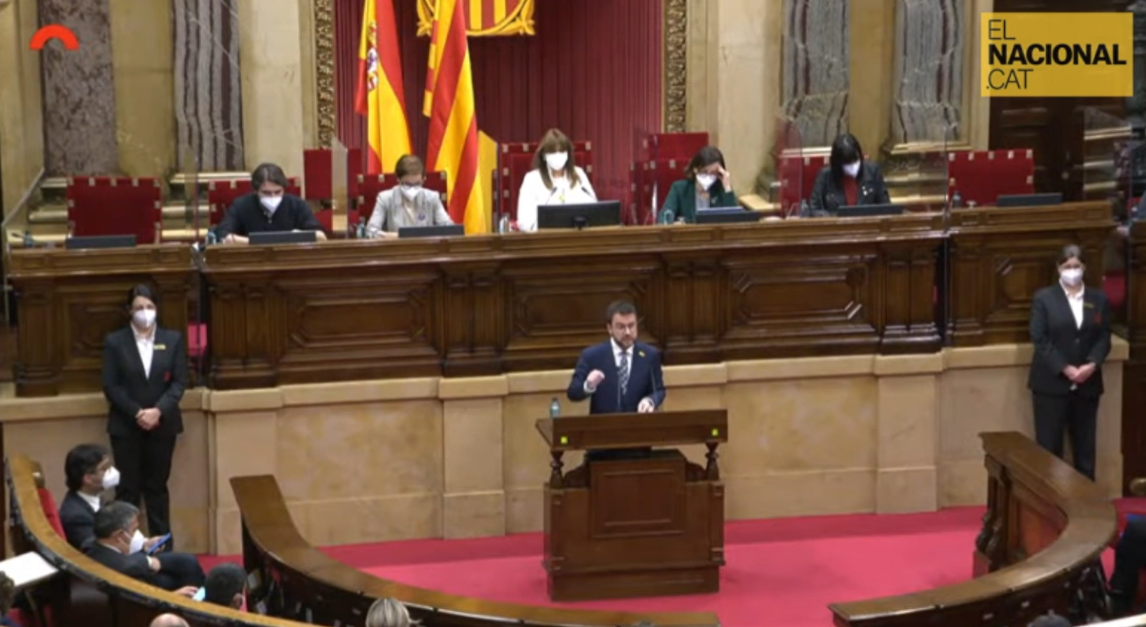 Aragonès parlament - captura Aragonès parlament - captura