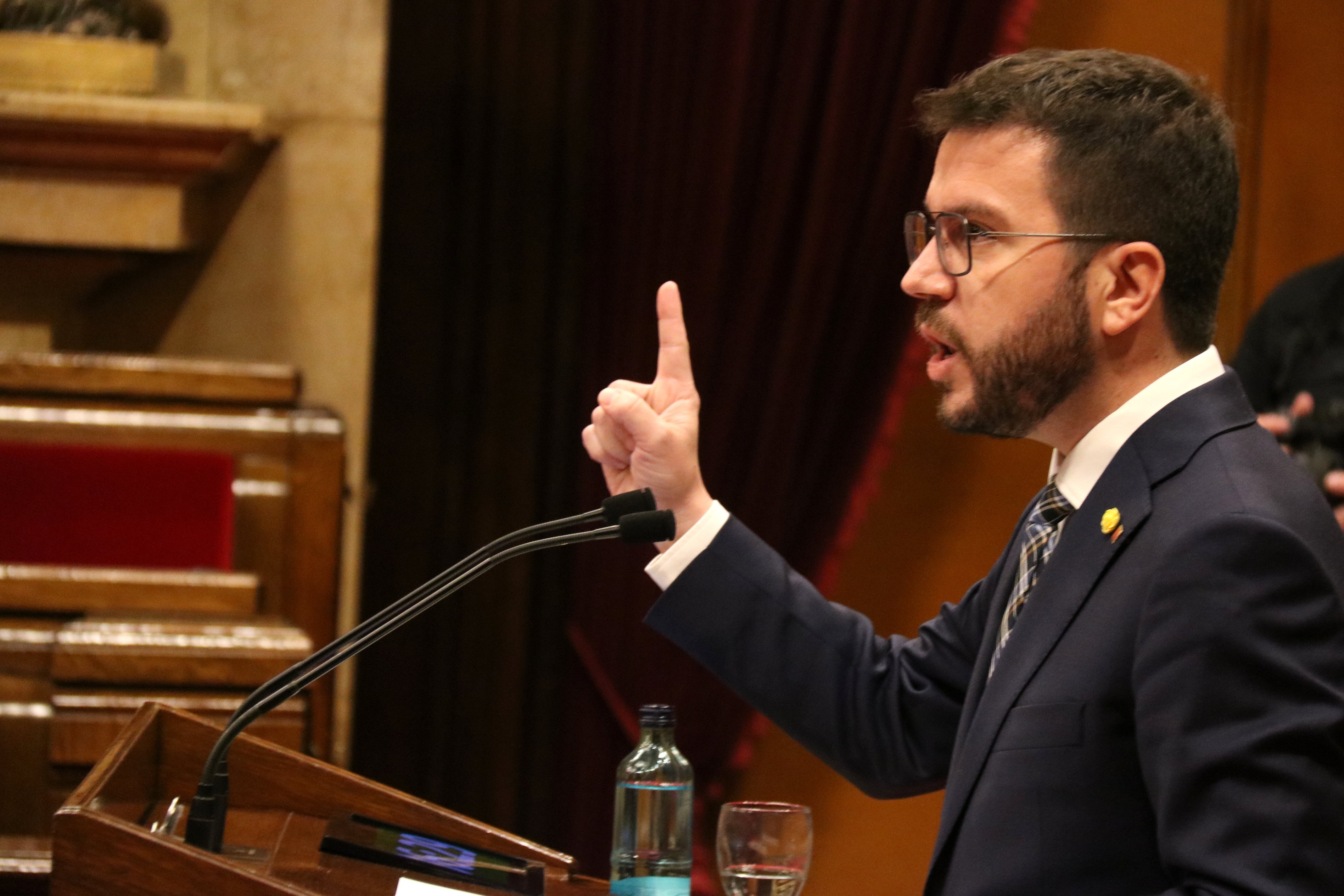 Aragonès urge a Junts a un acuerdo para "avanzar hacia la independencia"
