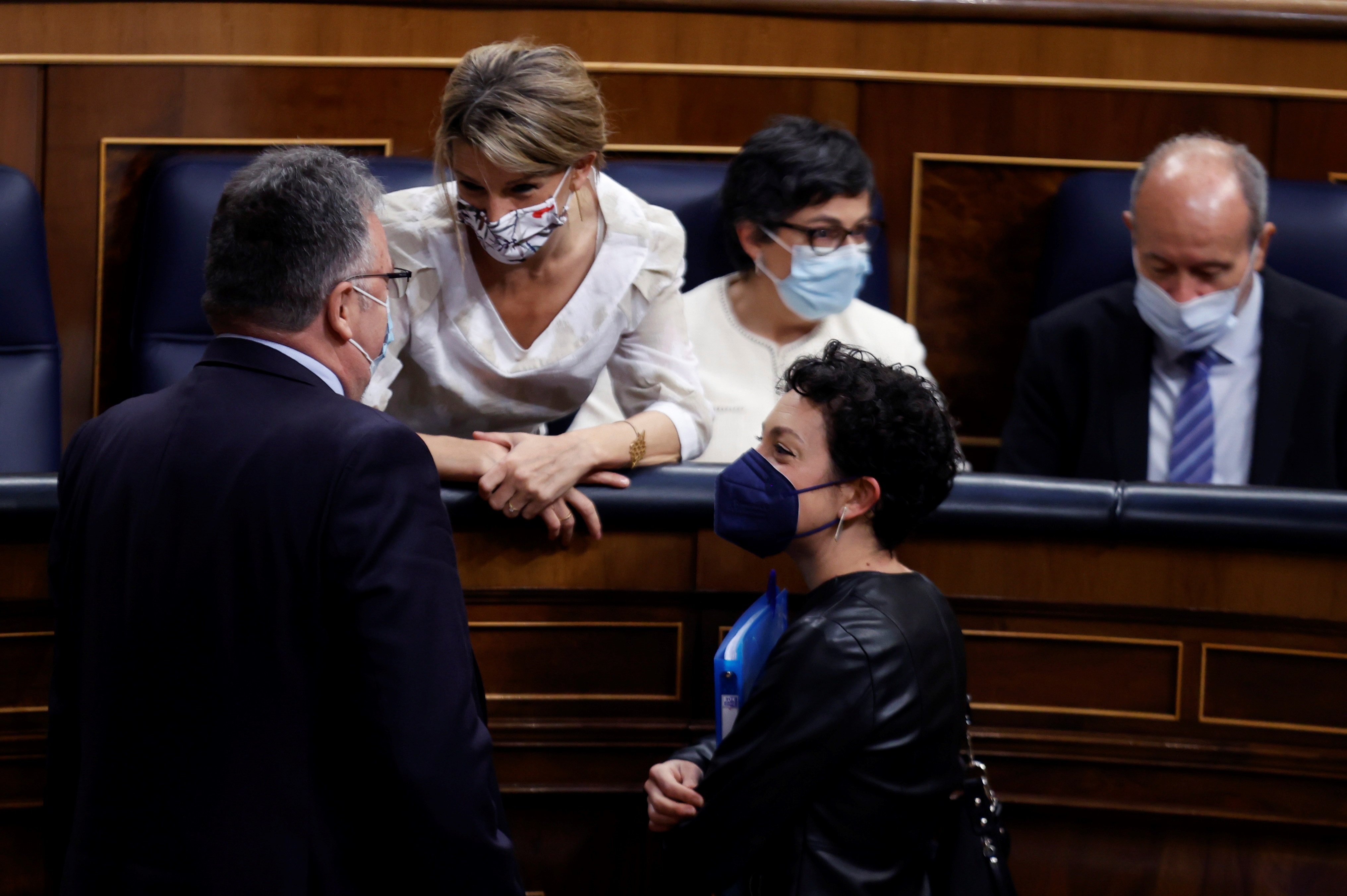 Pillan a Yolanda Díaz e Ione Belarra con el micro abierto: "Es un coñazo"