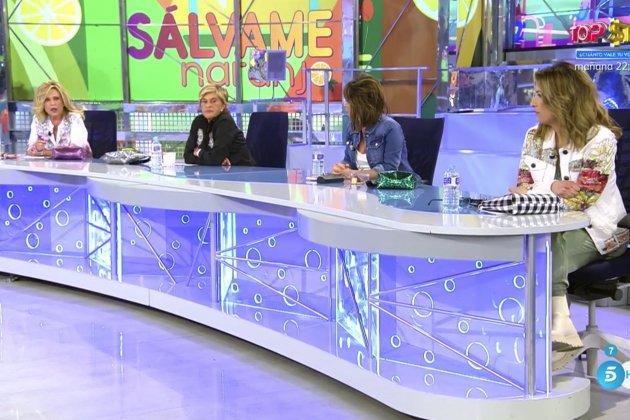 Laura Fa y Chelo García Cortés en Sálvame Telecinco