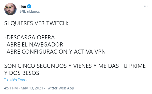 TUIT ibai llanos twitch bloqueo