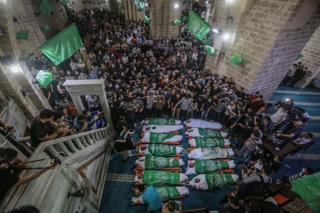 EuropaPress 3706912 13 may 2021 palestinian territories gaza city mourners attend the funeral