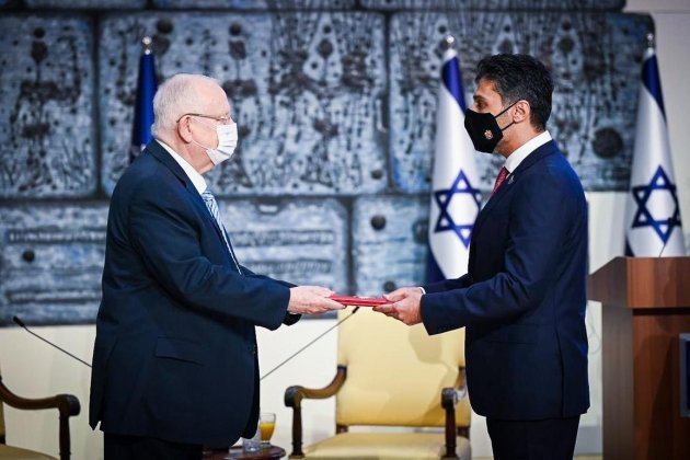 EuropaPress 3586843 presidente israel reuven rivlin entrega credenciales embajador emiratos