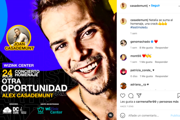 Perfil de Instagram de Joan Casademunt