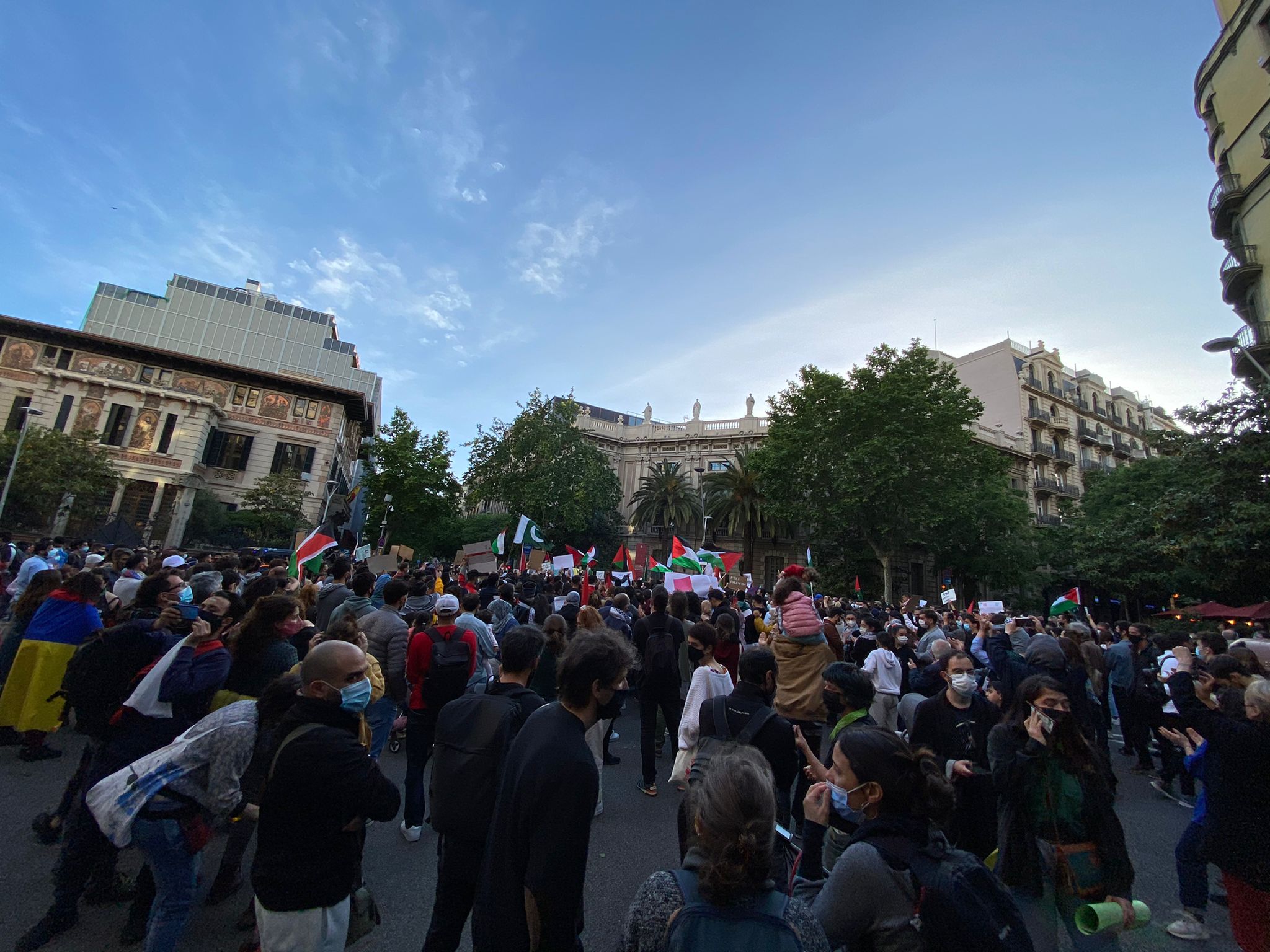 Manifestación contra israel palestina / Guillem Ramos