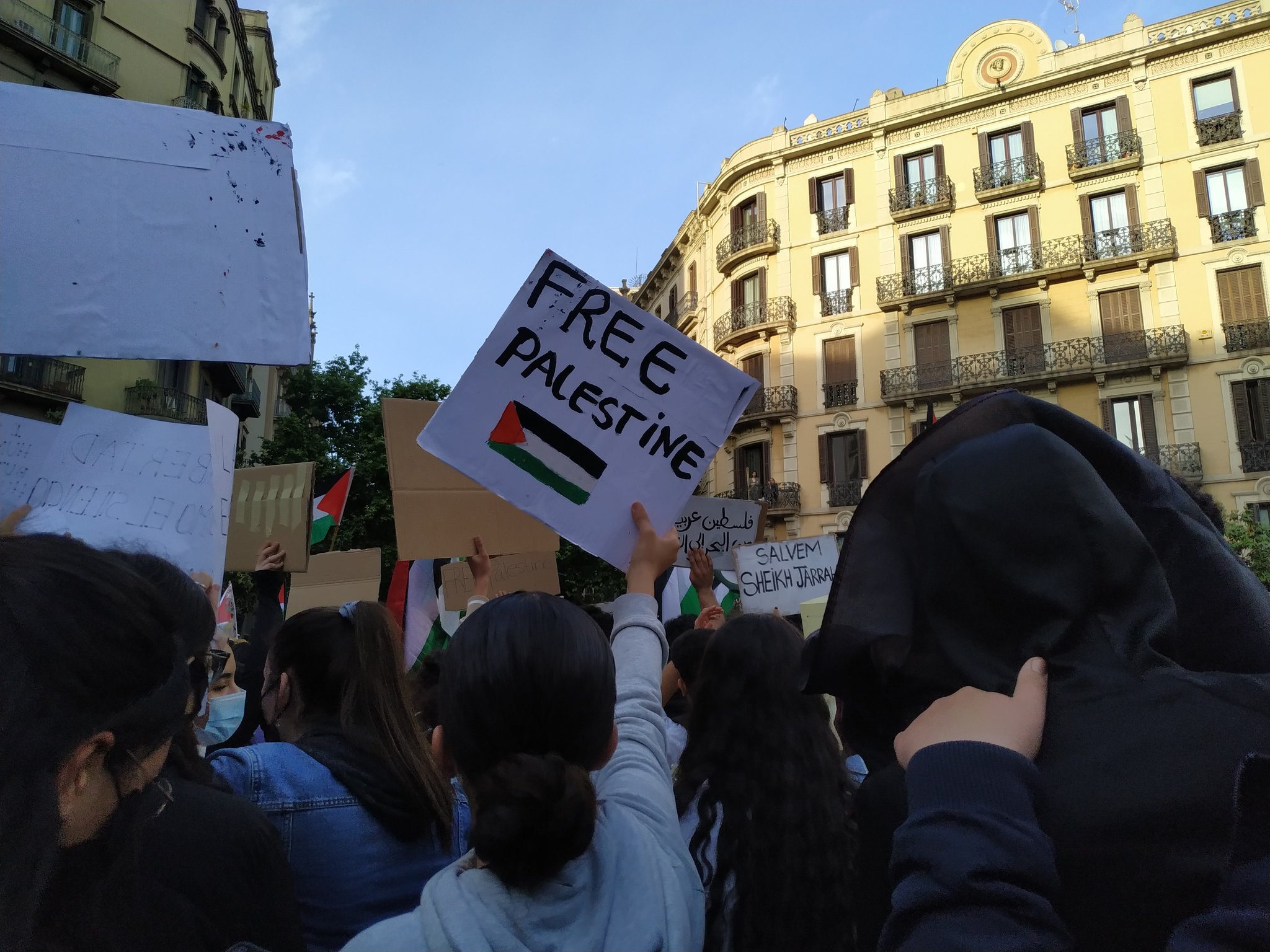 Más País Catalunya manifestación palestina 1