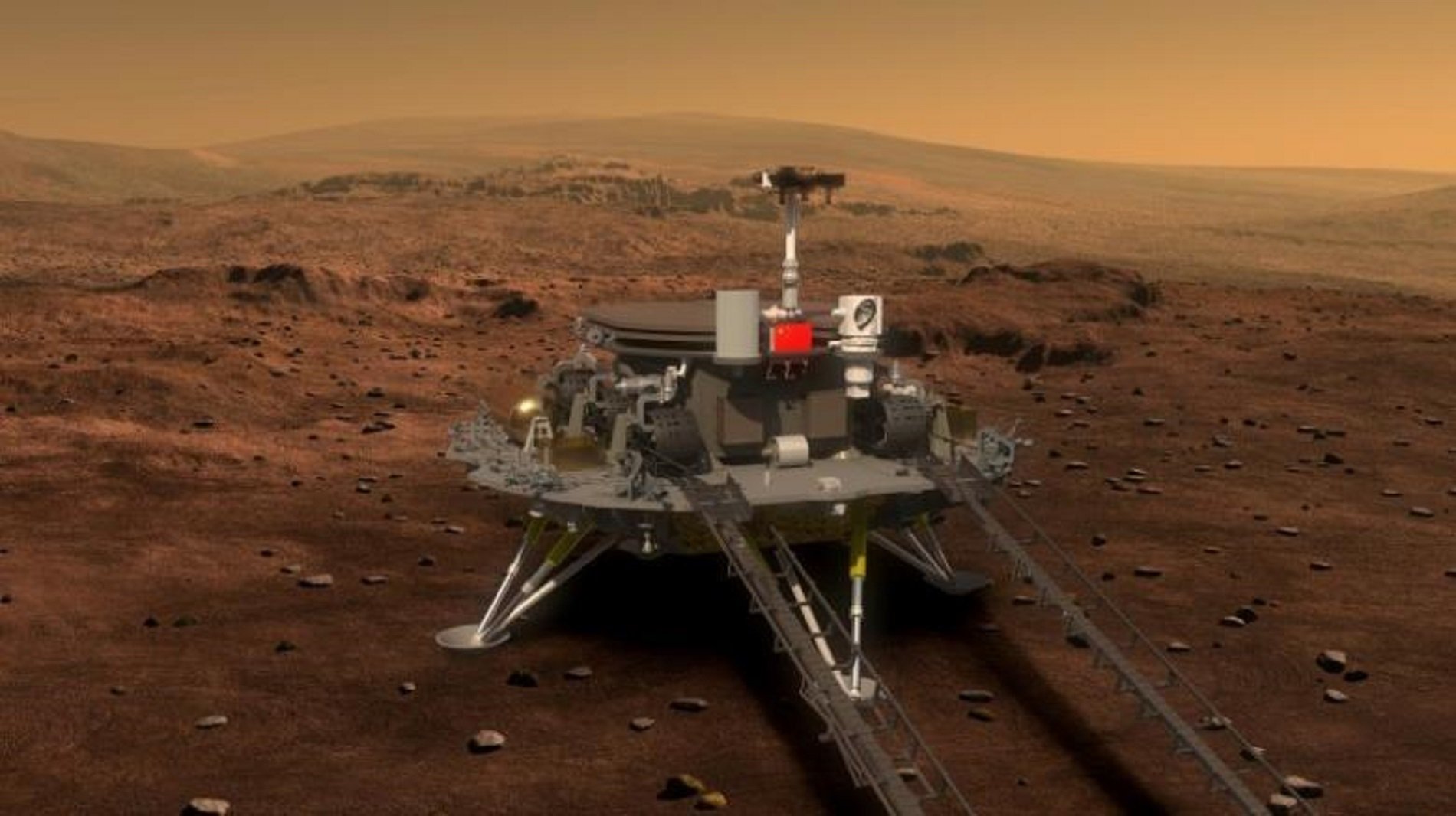 China también desembarca en Marte