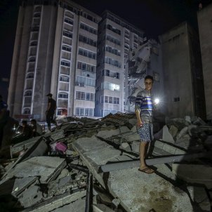 daños causados bombardeo israel a Ciudad Gaza Efe