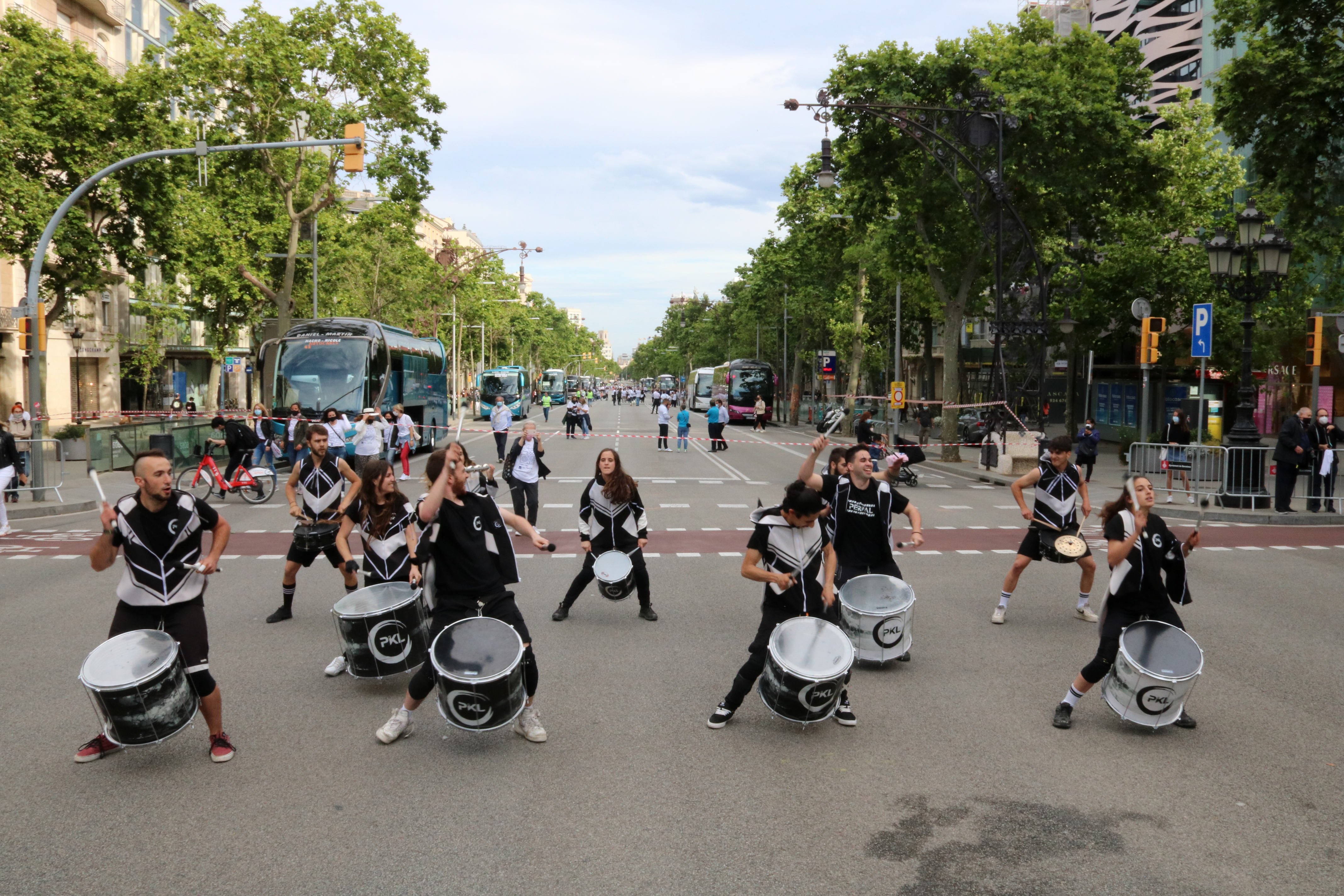 Manifestación concentración turismo barcelona covid COPTUR / ACN