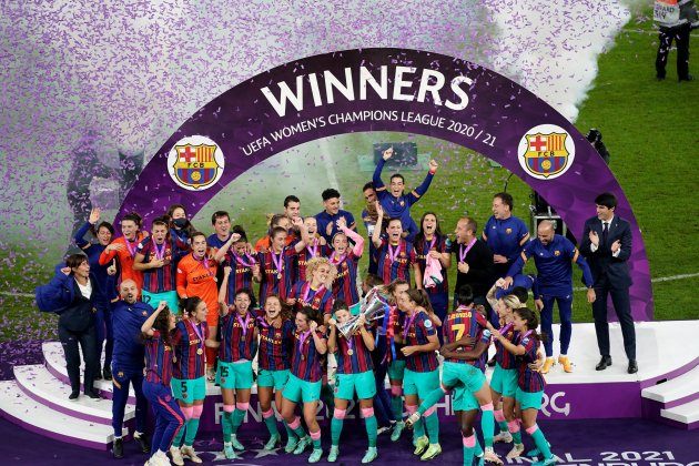 barça celebración champions / EFE