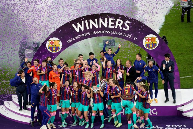 barça celebració champions / EFE