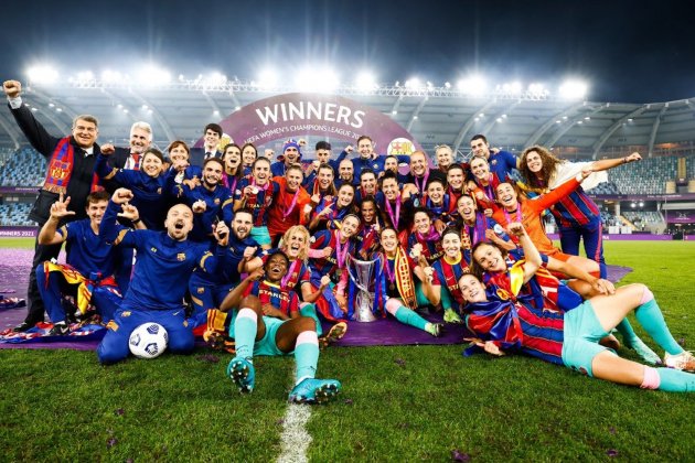 Barca femenino final Womens Champions League FC Barcelona Barca femenino final Womens Champions League FC Barcelona
