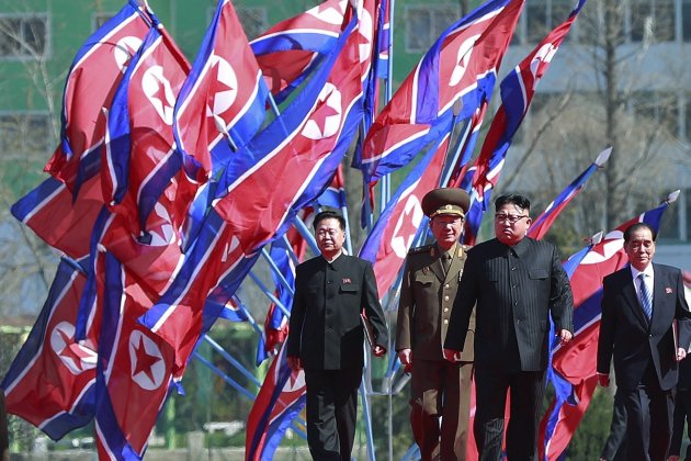 El líder de Corea del Nord, Kim Jong-un, en una inauguració a Pyongyang / EFE