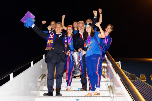 Barça Femenino llega con la Champions @fcbarcelona cat