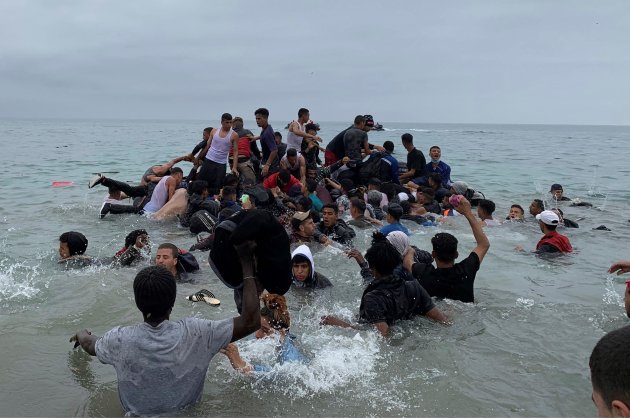 llegada inmigrantes ceuta - efe