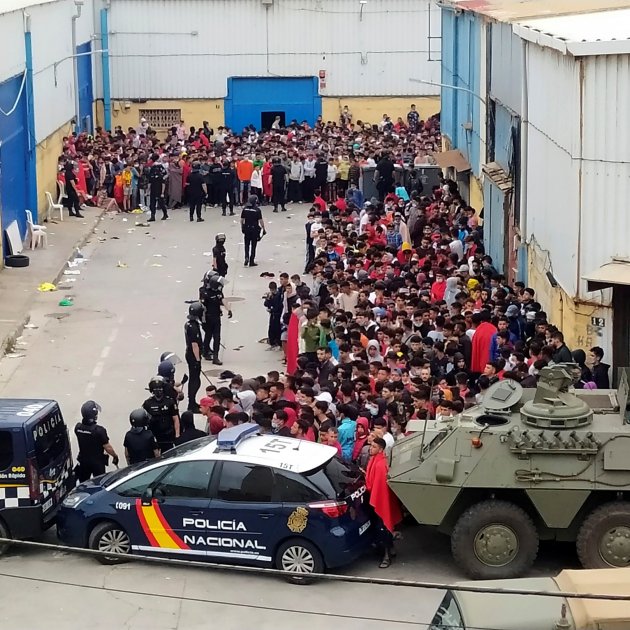 crisi migrantes ceuta marruecos españa - efe