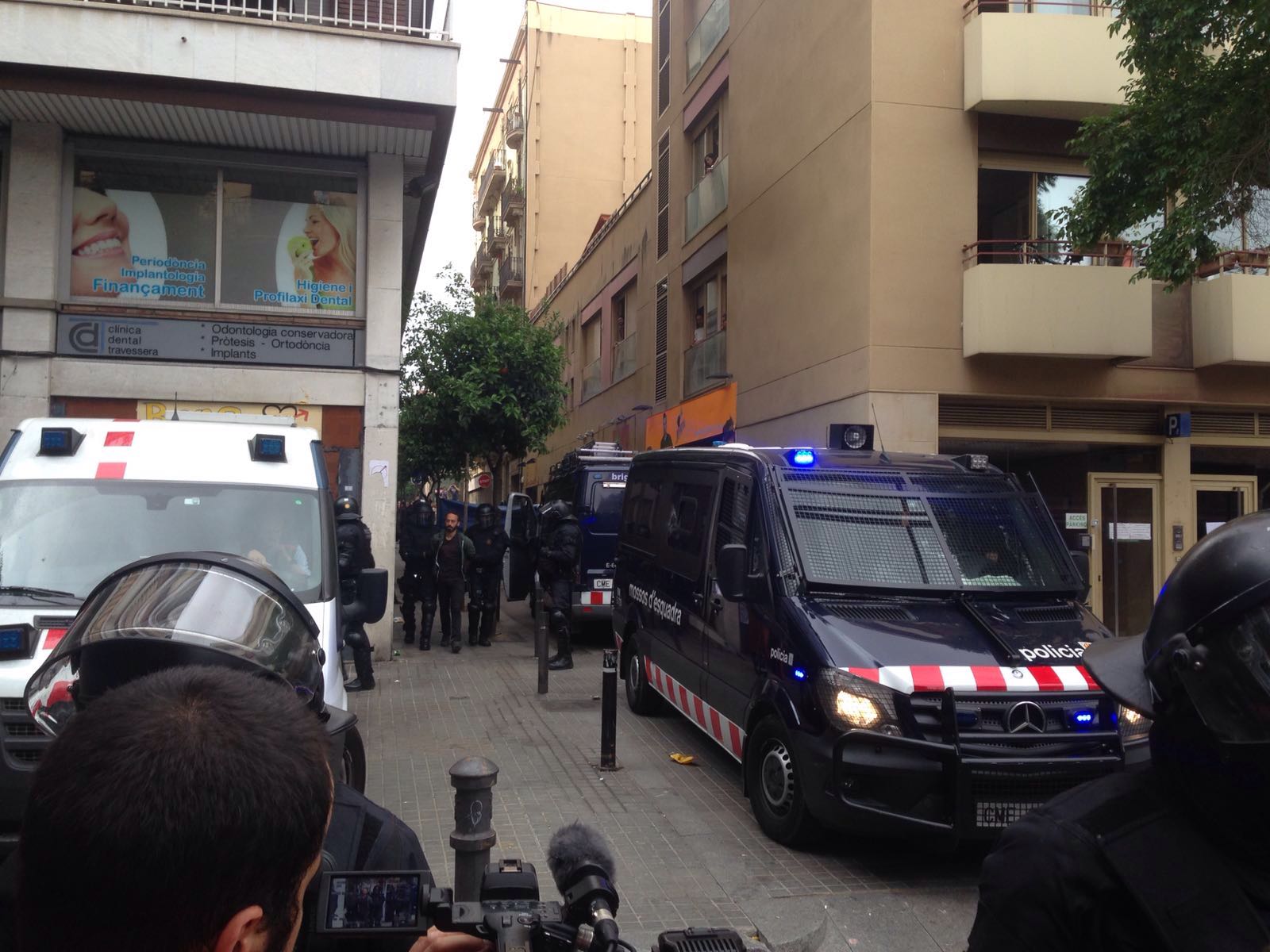 Detinguts els cinc okupes que han aconseguit entrar al Banc Expropiat