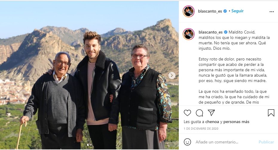 Abuela Blas Cantó muere @blascanto