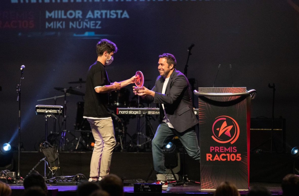 premios rac105 miki nuñez