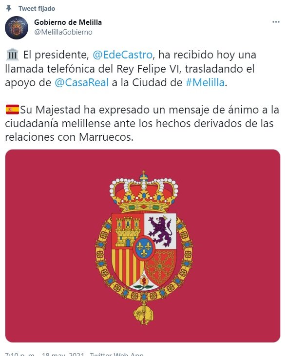 Felipe VI TUIT