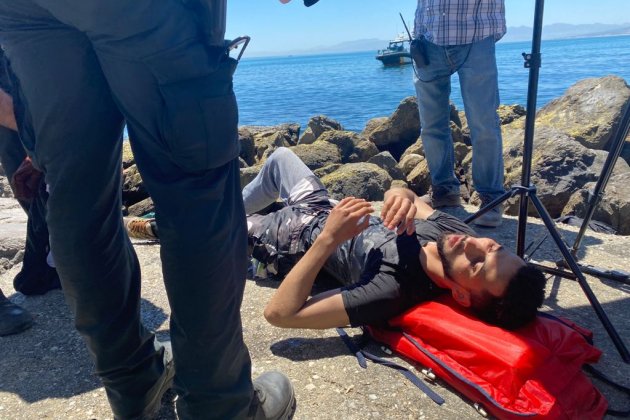 Ceuta militares inmigrante Nicolas Tomás