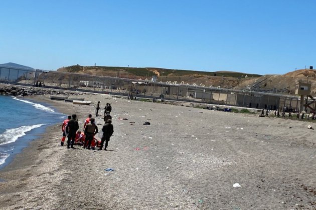 Ceuta militares inmigrante Nicolas Tomás