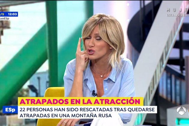 Susanna Griso ojos cerrados Antena 3