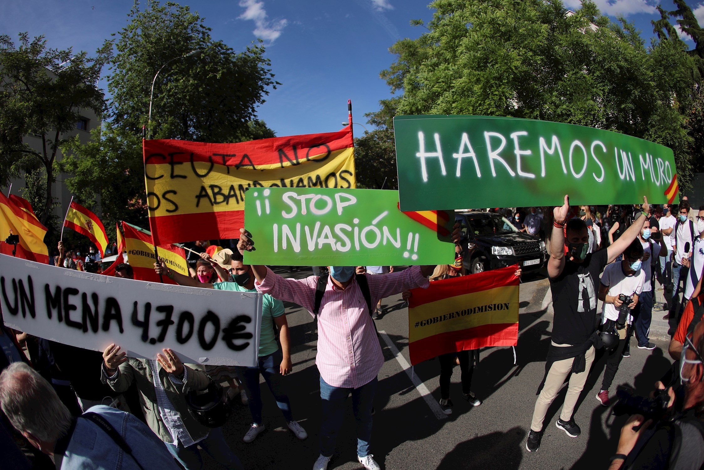 centración frente en la Embajada de Marruecos en Madrid Marruecos Extrema derecha 1 / EFE