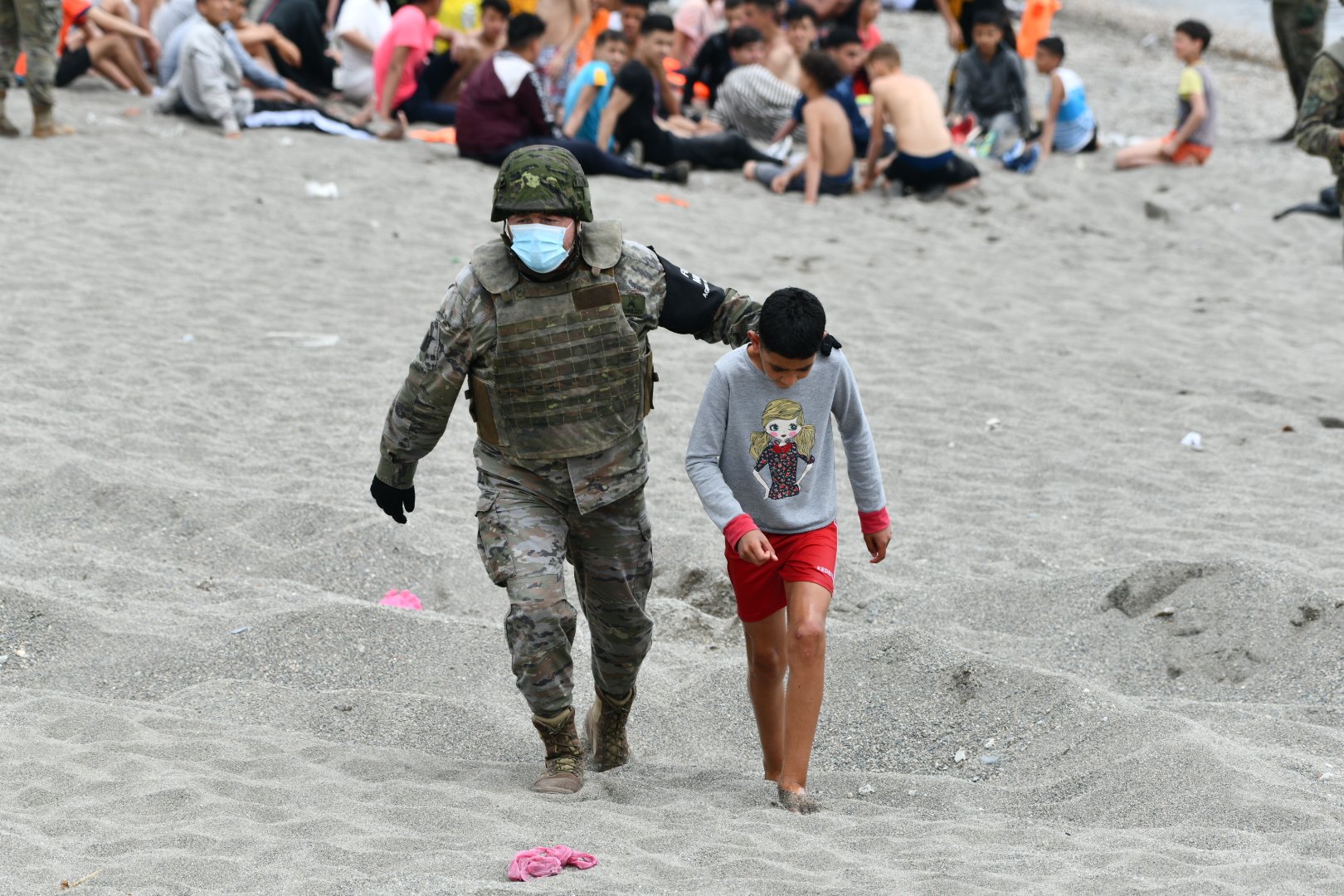  militar ejercito espanol devoluciones niños marruecos / EuropaPress
