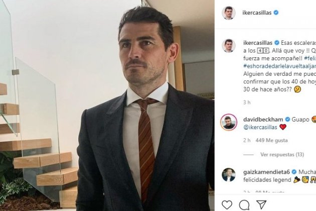 Perfil d'Instagram de Iker Casillas