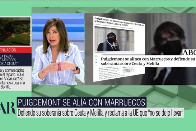 Ana Rosa Quintana insulta a Carles Puigdemont Telecinco