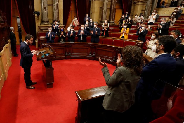 Pere Aragonès investidura Parlament / Efe Pool